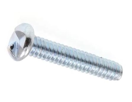 8-32 X 3/8 ONE WAY ROUND HEAD M/S ZINC